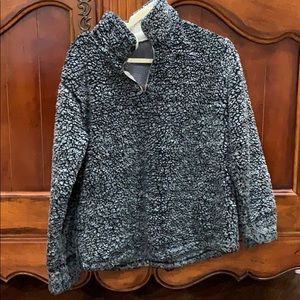 Grey Sherpa Quarter Zip